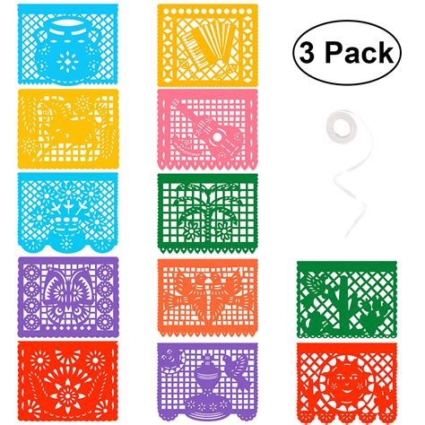 Buy Packs Mexican Banners Ft Ft X Papel Picado Banner Large