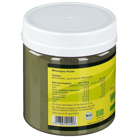 Allcura Weizengras Bio Pulver 150 G Shop Apotheke