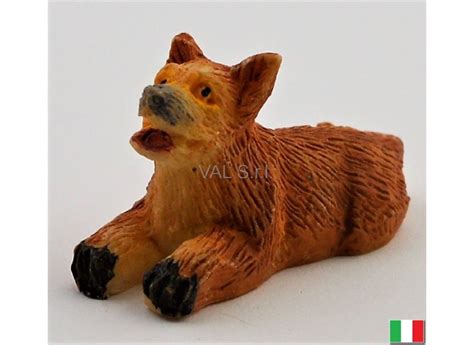 Cane Sdraiato In Terracotta Cm 2 5 Statuine Presepe E Presepi