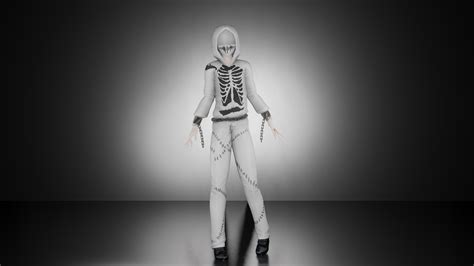 Mmd Tda Halloween Outfit 4 Skeleton By Fake N True On Deviantart