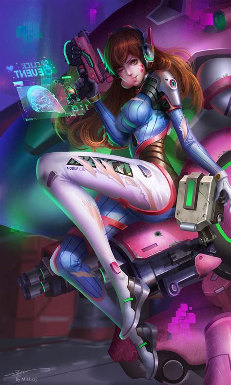 Overwatch D Va Hd Wallpaper Wallpaper Flare