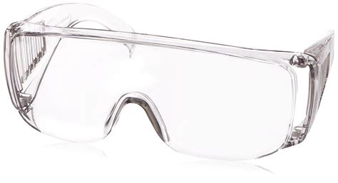 Birdz Eyewear Lab Safety Glasses High Impact Fit Over Glasses Clear Frame And Lens Clear