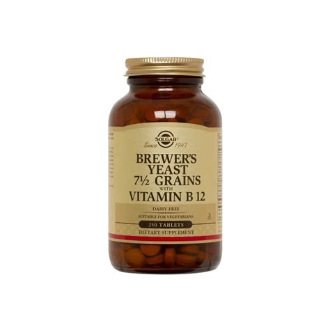 Solgar Brewer S Yeast With Vitamin B12 250 Tablet