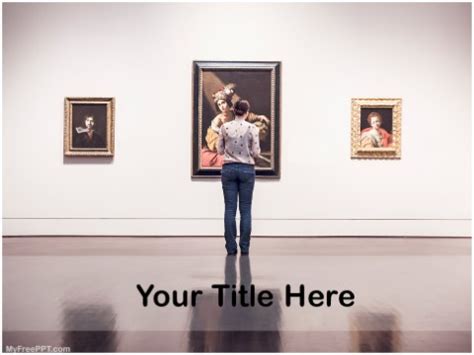 Free Art Gallery PPT Template - Download Free PowerPoint PPT