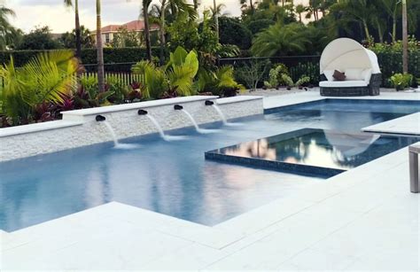 Pool Scupper Spout Water Features With Stunning Examples