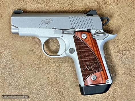 KIMBER MICRO STAINLESS ROSEWOOD NS 380 ACP