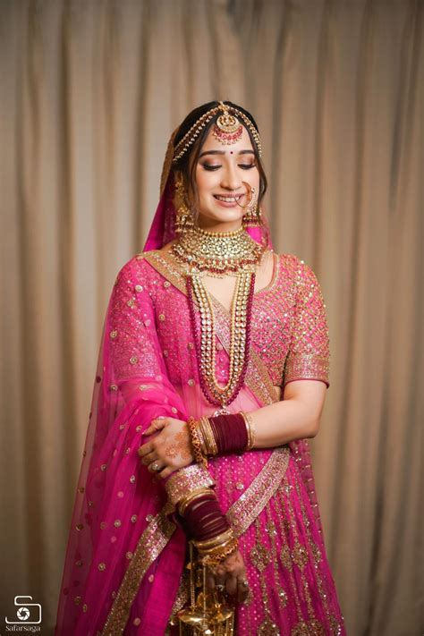 51 Pink Bridal Lehenga Designs For Every Kind Of Bride Wedbook