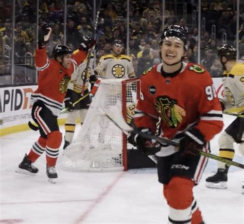 Watch Blackhawks Rookie Connor Bedard Scores First Nhl Goal