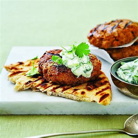 Tandoori Chicken Burger With Raita Recipe