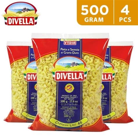 Buy Divella Chifferini Lisci No 8 4 x 500 g توصيل Taw9eel