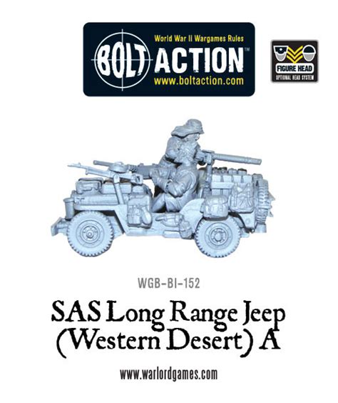 New: SAS long range Jeeps (Western Desert) - Warlord Games