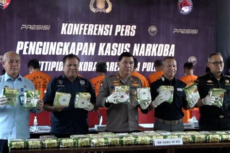 Polri Gagalkan Peredaran 50 Kg Sabu Asal Malaysia Antara News