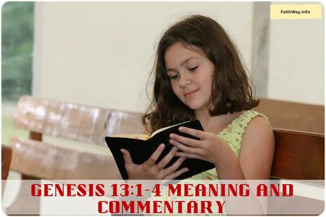 Genesis 13 1 4 Meaning And Commentary The Blessings Of Abraham