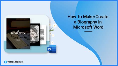 How To Makecreate A Biography In Microsoft Word Template Example 2023 Free And Premium Templates