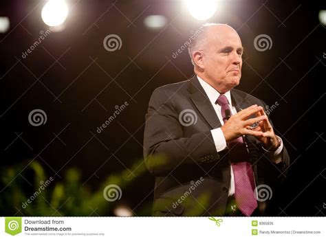 Mayor Rudy Giuliani editorial photo. Image of rudy, education - 8365836