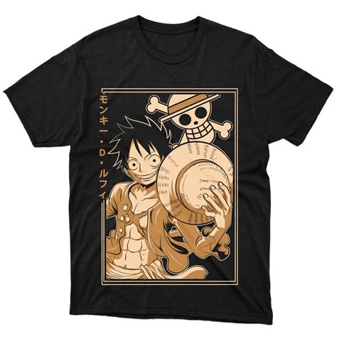 Camiseta Luffy One Piece Ar Ma Shopee Brasil