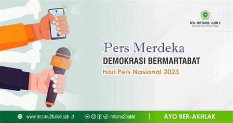 Pers Merdeka Demokrasi Bermartabat Memperingati Hari Pers Nasional