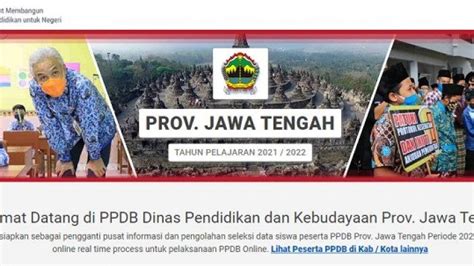 PPDB Jateng Game Online Bisa Untuk Daftar Jalur Prestasi Dan Kuota