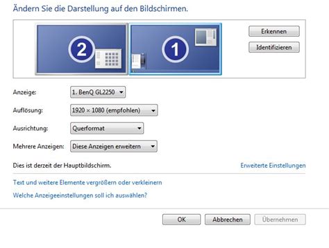 Windows Und Zwei Monitore Anschlie En An Pc Laptop