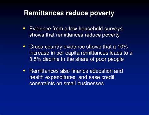 Economic Implications Of Remittances And Migration Dilip Ratha World