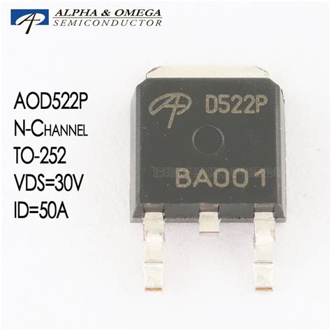 Aod P Mos N Channel V A To Diodes Field Effect Transistor