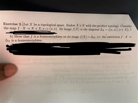 Answered Exercise 2 Let X Be A Topological… Bartleby