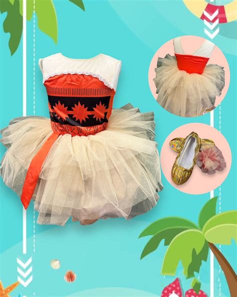 Princess Moana Dress Moana Costume Moana Toddler Dress Island