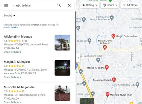 Cara Mencari Masjid Terdekat Menggunakan Google Maps Wajib Tahu