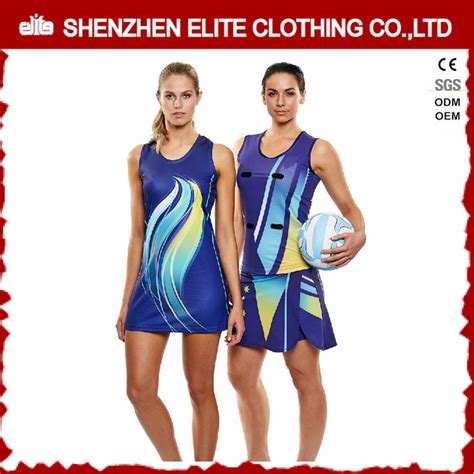 Oem Service Female Tight Sublimation Printing Netball Dress Eltnbj