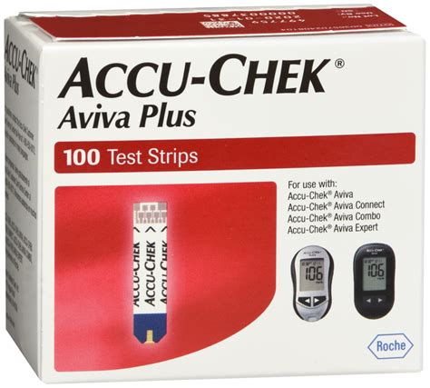 Accu Chek Aviva Plus Test Strip Count Retail Pack