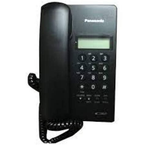 Panasonic KX TSC60SXB Corded Landline Phone With Caller ID Black For