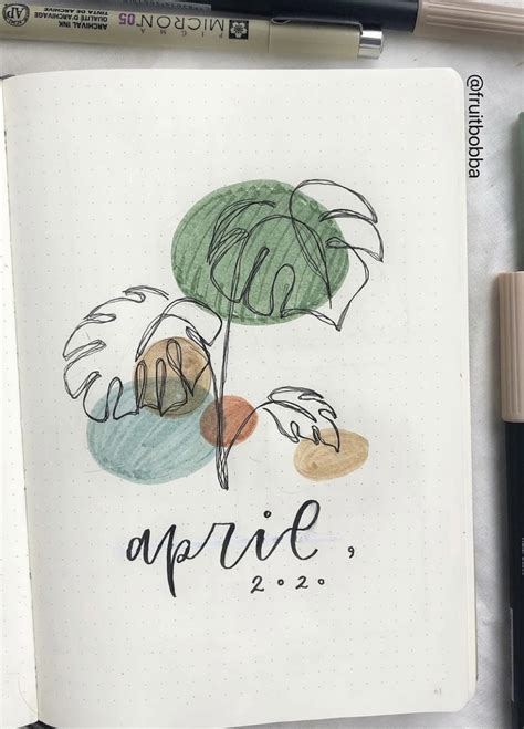 62 Best April Bujo Cover Spreads To Steal Now Atinydreamer