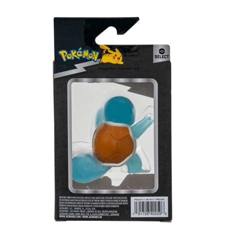 Jazwares Pokemon Select Translucent Squirtle 3 In Battle Figure