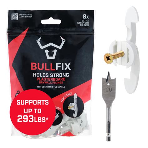 Buy Bullfix Extra Starter Pack Heavy Duty Plasterboard Fixings For