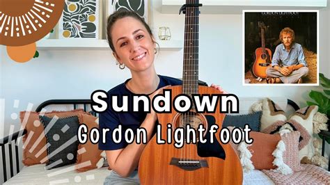 Sundown Gordon Lightfoot Guitar Lesson Tutorial [easy And Fun ] Youtube