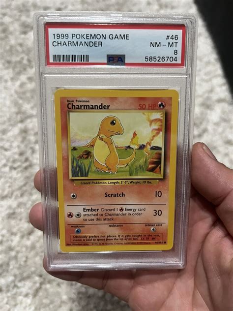 1999 POKEMON GAME BASE SET PSA 8 CHARMANDER 46 EBay