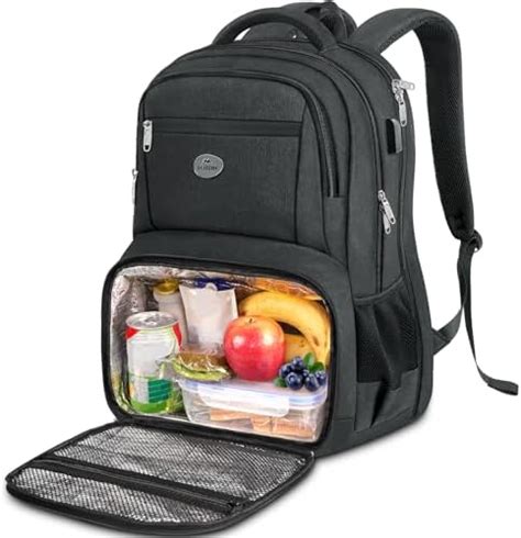 Veckuson Lunch Bag Backpack Insulated Cooler Lunch Box Backpack Extra Large Travel