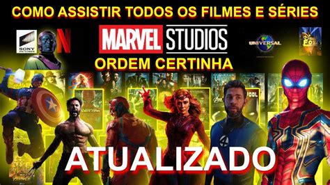 COMO ASSISTIR OS FILMES E SÉRIES DA MARVEL ORDEM CRONOLÓGICA