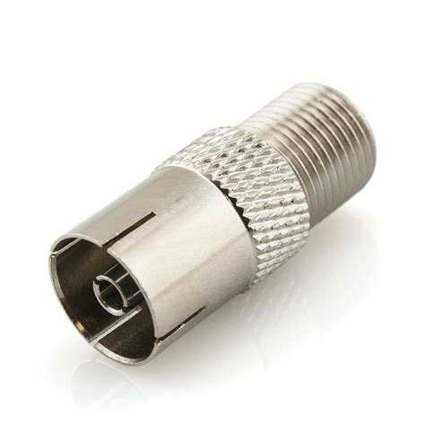 PAL Female Socket to F Type Female Socket Adapter | Space Hi-Fi