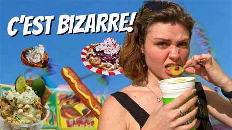 JE TESTE LA PIRE BOUFFE AMÉRICAINE State Fair Food YouTube