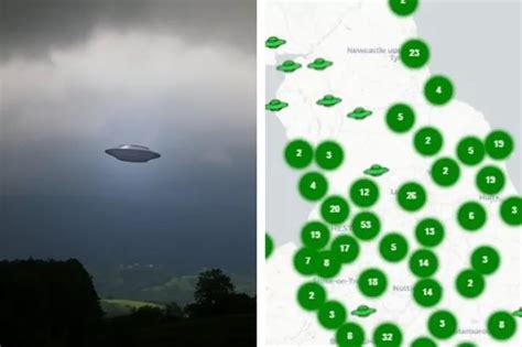 Yorkshire Ufo Map Shows Exact Location Of Over Sightings In Past Two