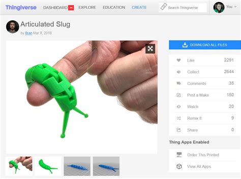 Articulated 3D prints – fun and easy! – Science Envy