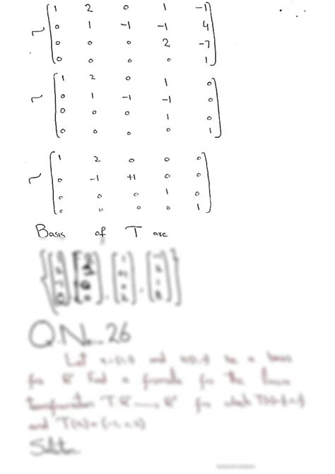 Solution Linear Algebra Chap Linear Transformation Defined By Matrix