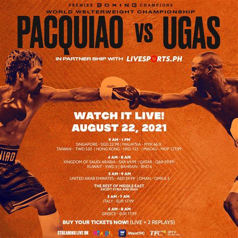 ABS CBN TFC LIVE PPV Still On As Manny Pacquiao Faces New Opponent