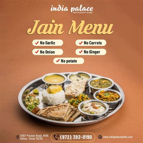 Jain Menu In Dallas Jain Recipes Vegetarian Dishes Food