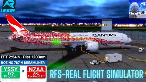 Rfsreal Flight Simulatorsydneytoaucklandfull Flightb7879 Qantas