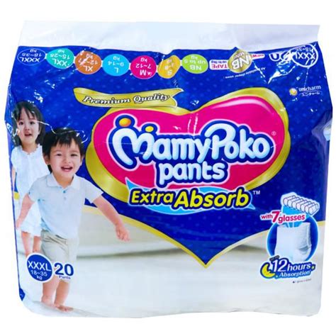 Buy Mamypoko Pants Extra Absorb Diapers Xxxl Kg Pack Of