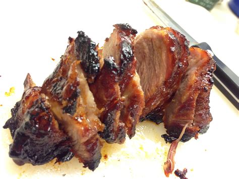 Roasted Bbq Pork In Plum Sauce And Honey A Two Strictly Two Seasoning Pork Dish That You Pop