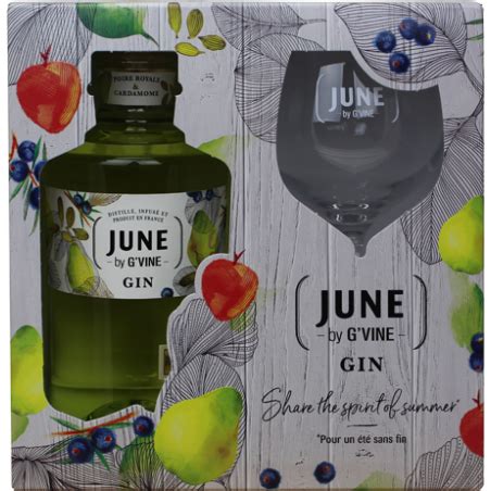 Liqueur De Gin June By G Vine Poire Card Alcools Fins Et Spiritue