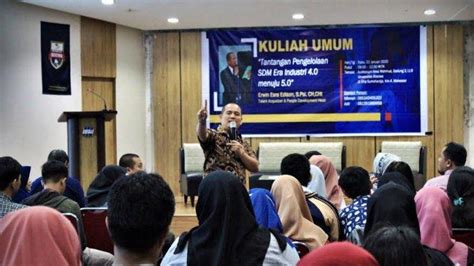 Foto Foto Kepala Hrd Pt Japfa Indonesia Bawakan Kuliah Umum Di Unibos